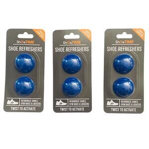 Shoe Time‎ Sneaker Balls Odor Eliminators Refreshers Athletes Gym Bag Car 3-Pack